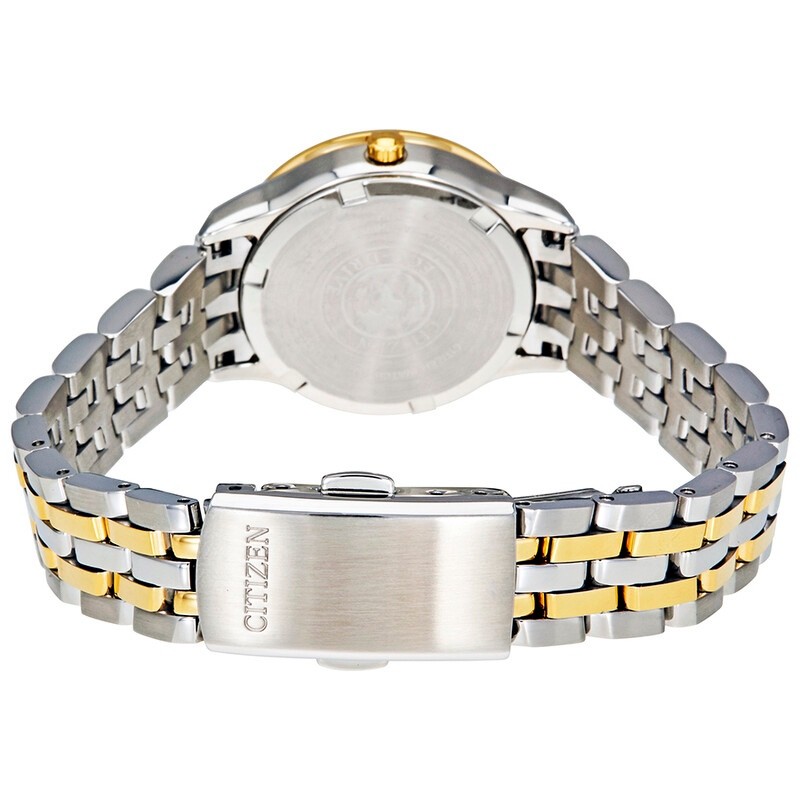 Citizen Sapphire Eco-Drive White Dial Ladies Watch EW2404-57A Japan Movt.