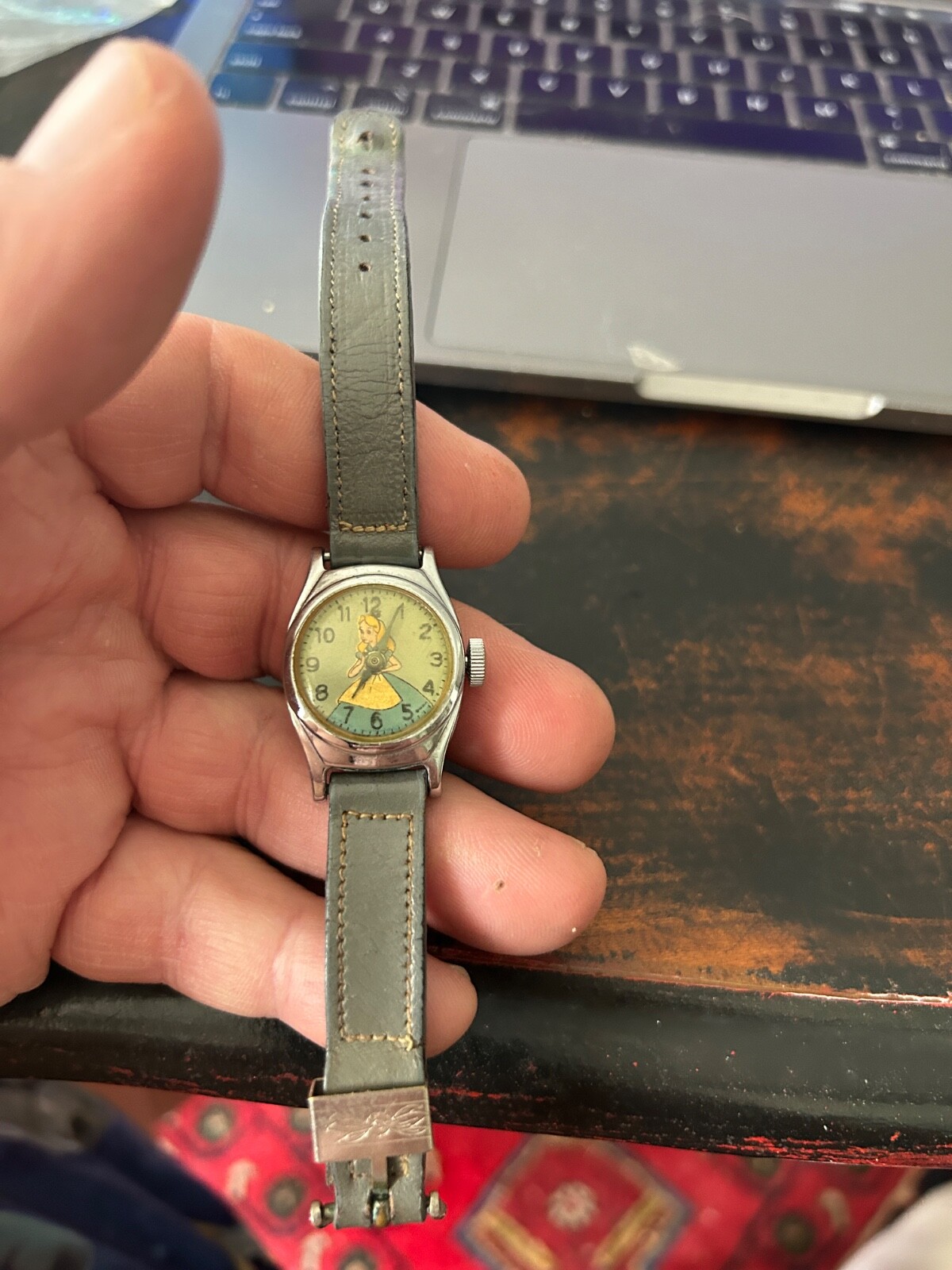 Vintage Timex US Time Cinderella Children’s Mechanical Wristwatch Character