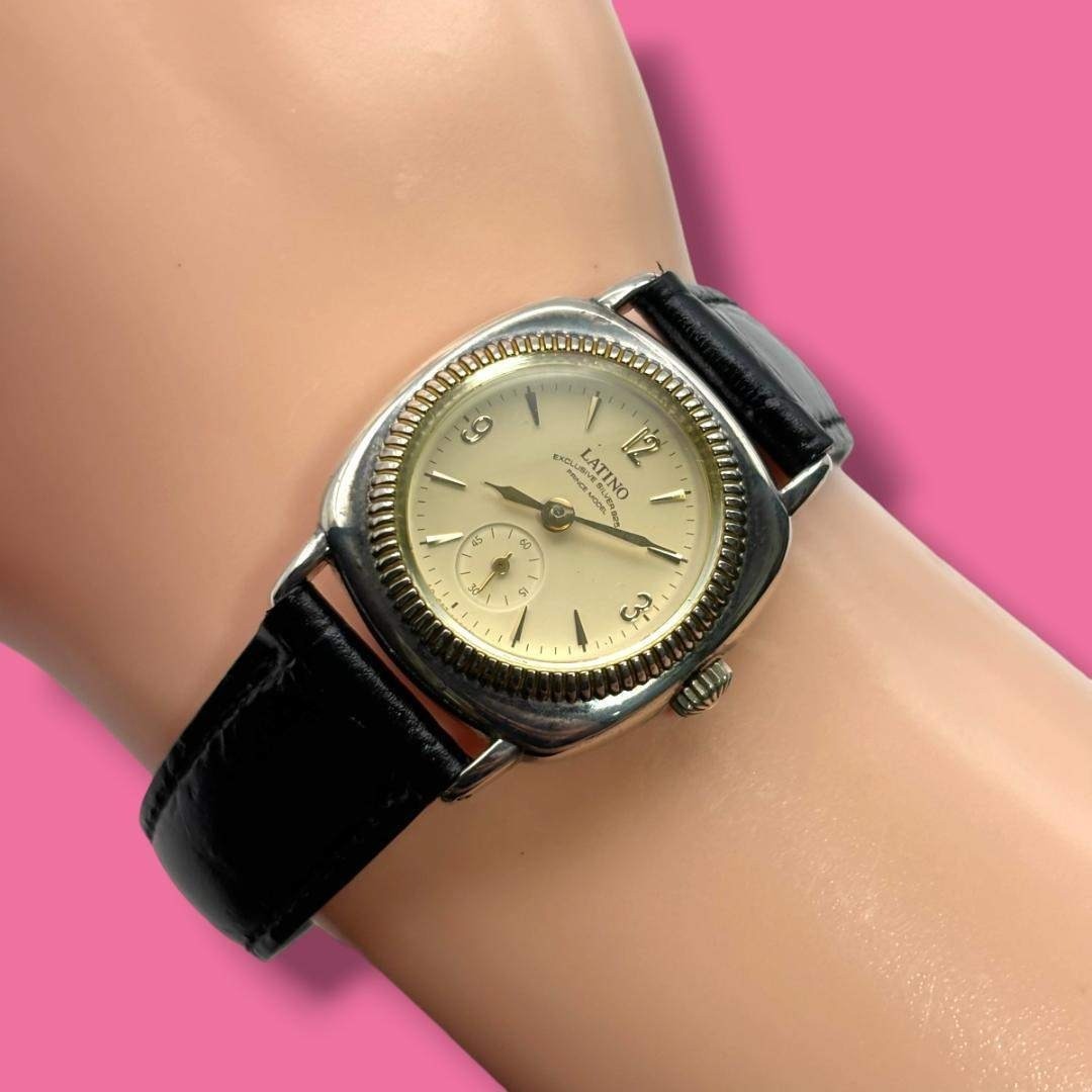 Excellent condition Working Latino Ladies’ Watch Body SV925 Sterling Silver Quar