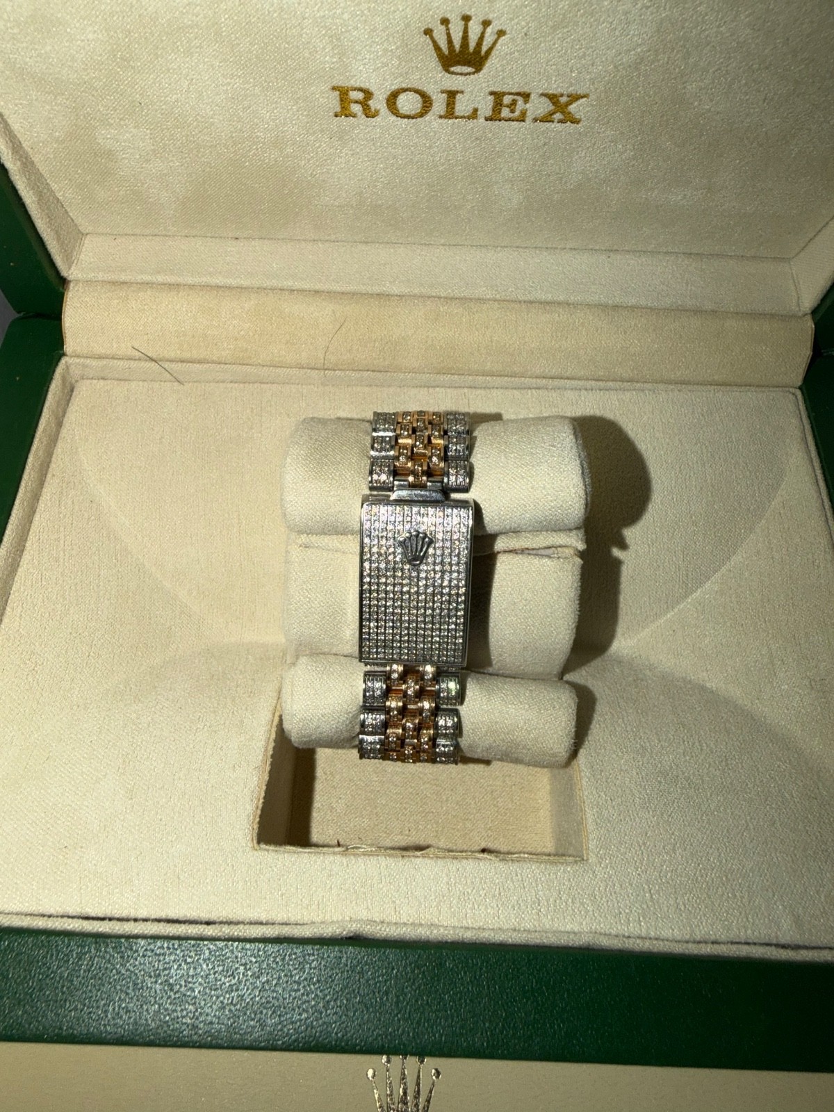 rolex datejust 36mm jubilee two tone diamond arabic dial