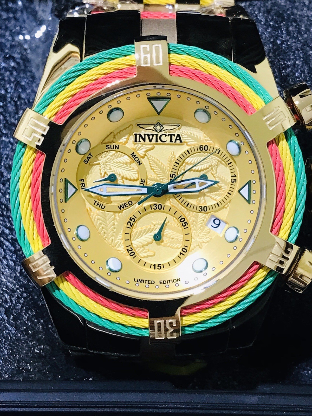 Invicta Bolt Zeus Limited Edition ￼Watch All ￼Gold In Stainless Steel ￼58mm