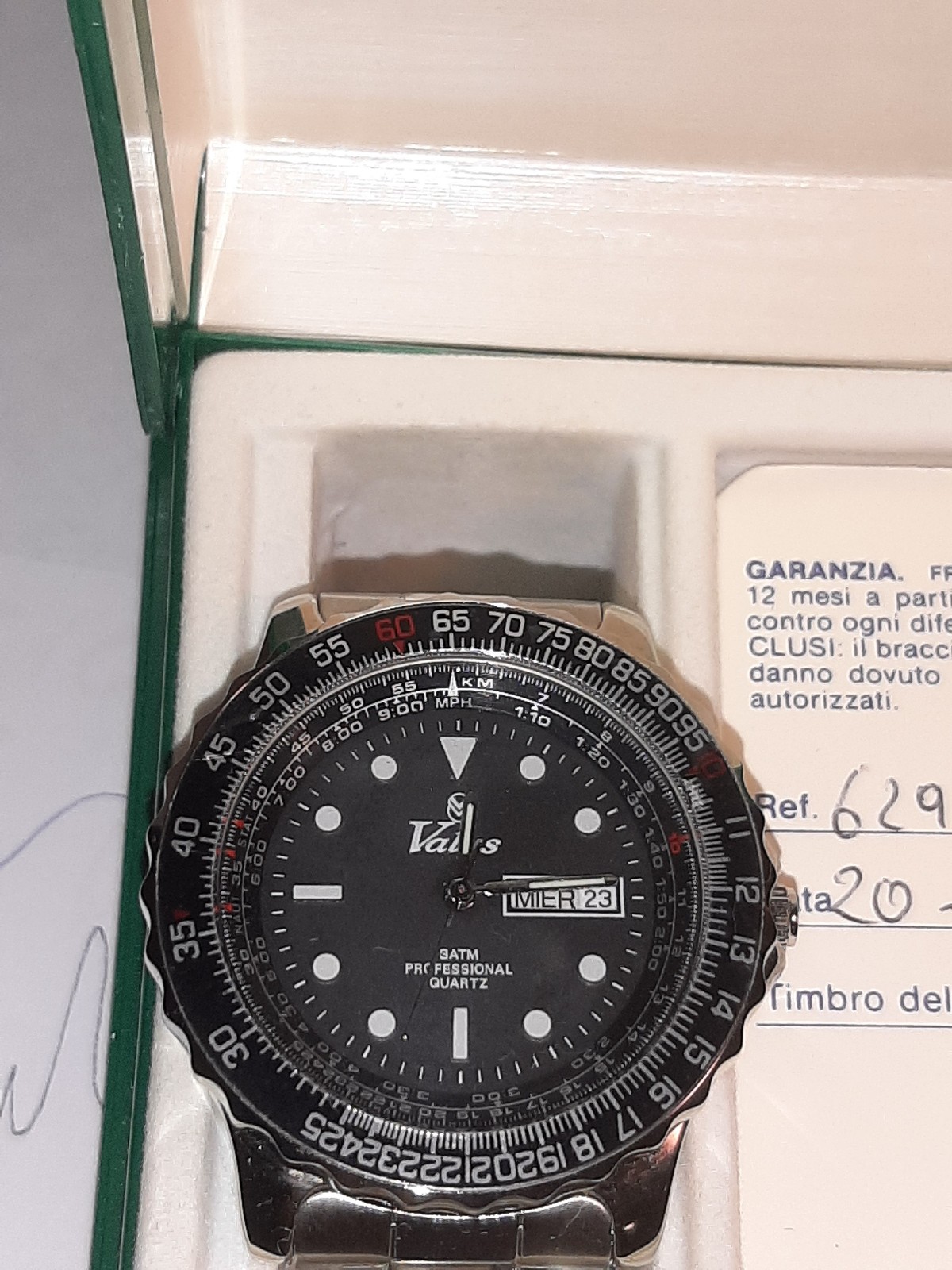 Valus Veglia Chronograph Watch Vintage 1990s/1999s New – Working.
