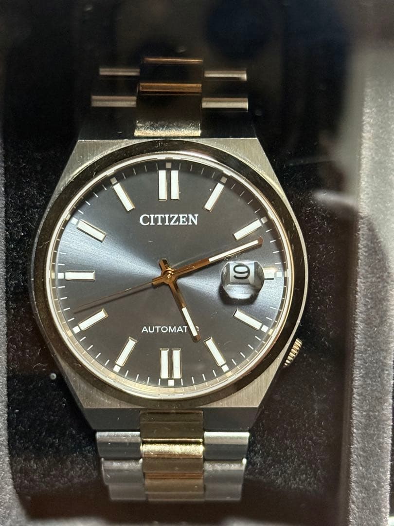 CITIZEN NJ0154-80H Automatic Stainless Steel Black Dial Sapphire Crystal 50M