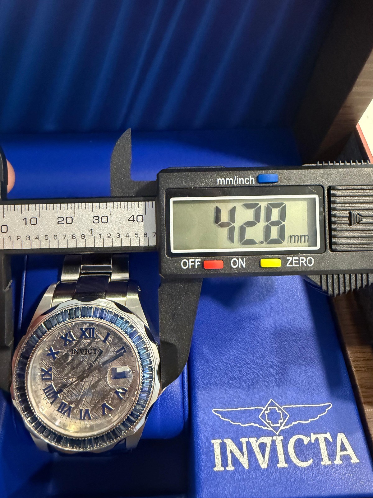 SUPER RARE Invicta COSC Meteorite Dial Sapphire Bezel 5ctw Swiss Made Auto #5172