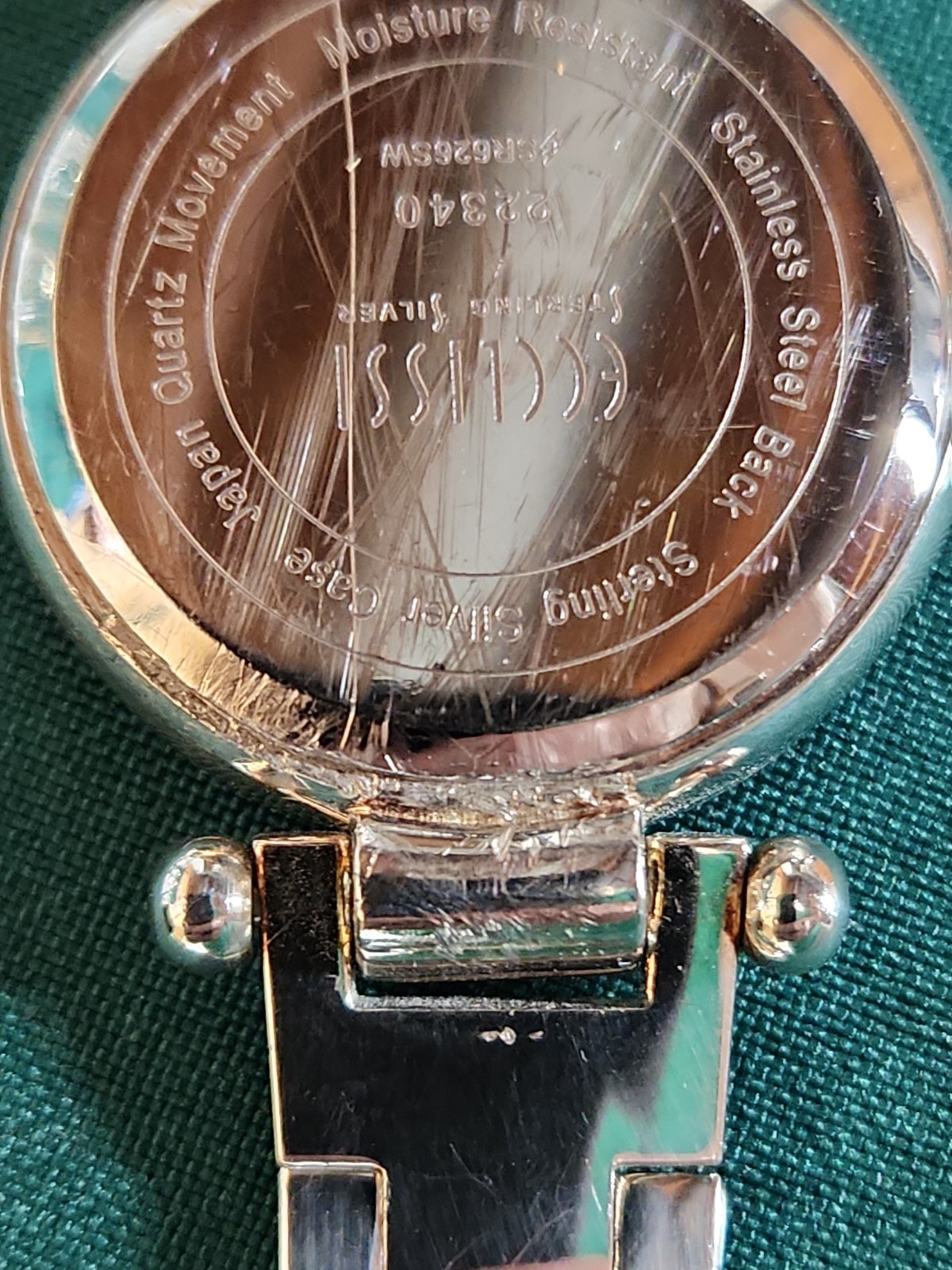 Sterling Silver Ecclissi Watch With Changeable Bezel And Bands- Vintage