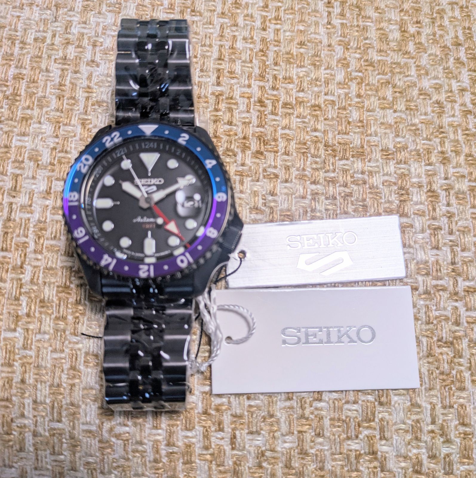 SEIKO 5 Sports GMT Yuto Horigome Watch SSK027K1 Tokyo Night Limited 2700 New