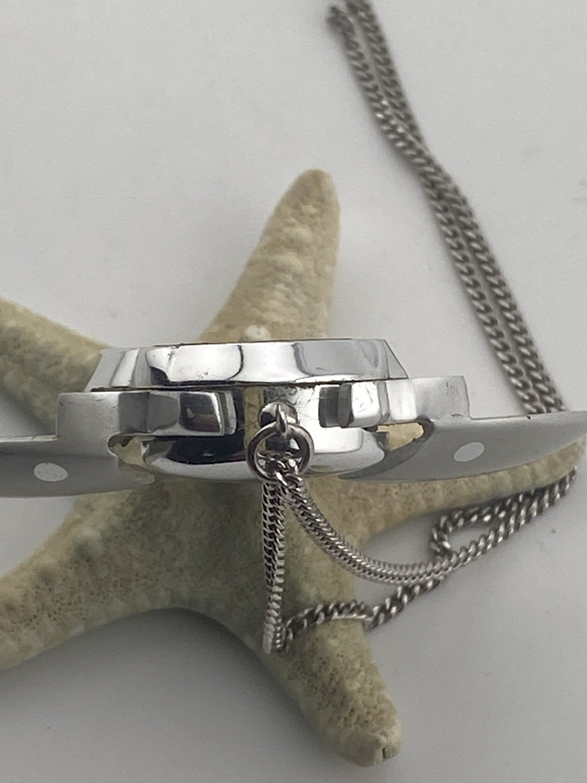 Jufrex 17 Jewel Juillerat Freres Mechanical Cicada Aluminum Swiss Pendant Watch