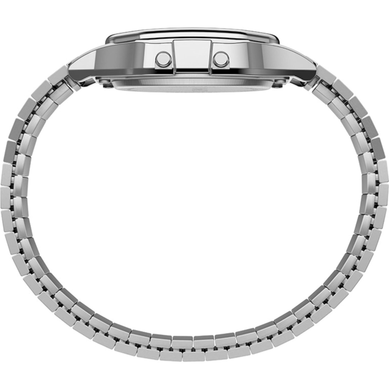Timex Unisex Watch T80 Grey Dial Silver Stainless Steel Expansion Band TW2R79100