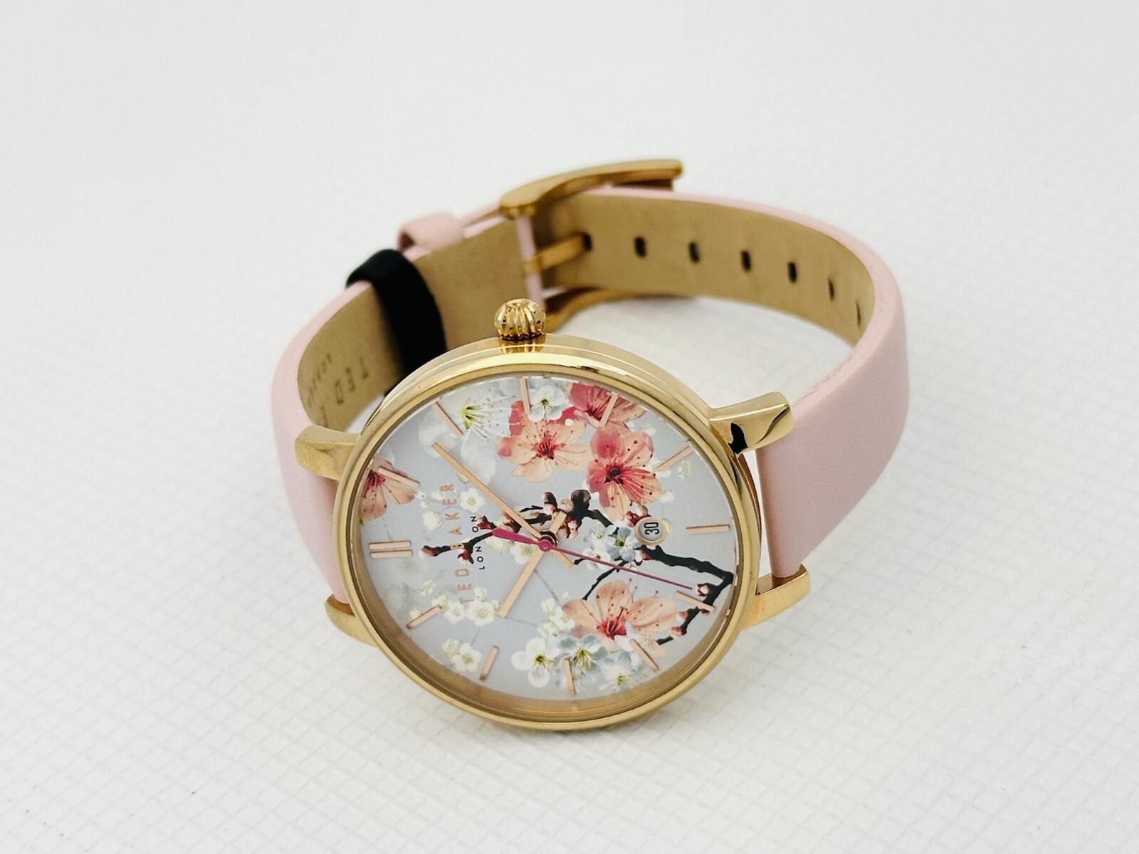 Ted Baker Kate Women’s TE10031545 Multicolour Floral Dial Pink Strap Watch