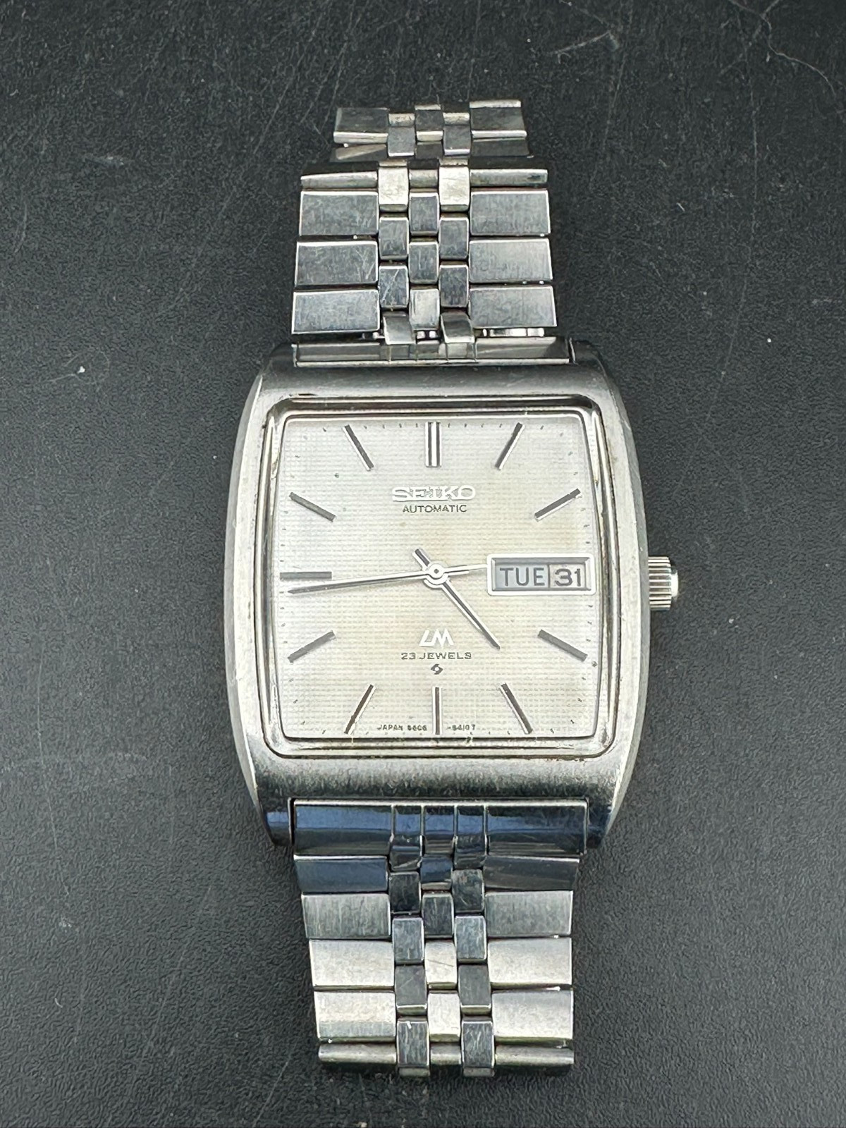 1975 Seiko LordMatic Mens Automatic Day Date Eng/Kanji 32mm Watch 5606-5220