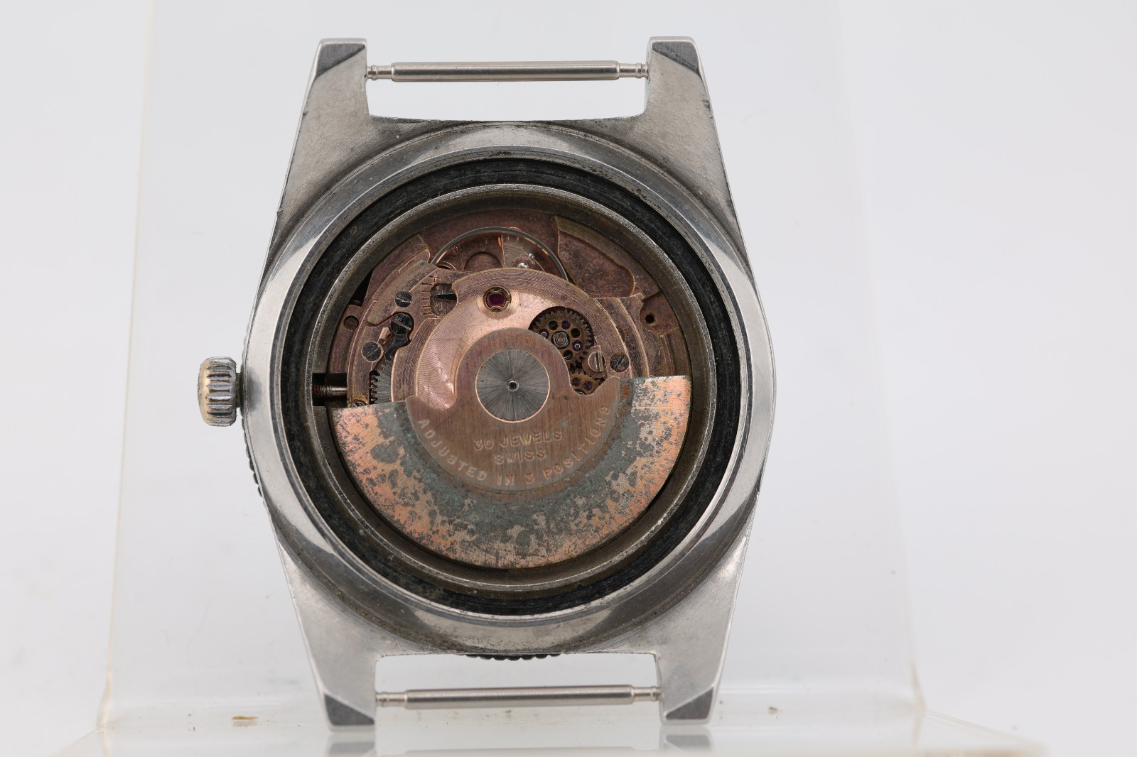 ARDATH AUTOMATIC ETA 2452, 30j WORLD TIME DIVER WATCH, 38mm 19mm LUG, RUNS (HQ)