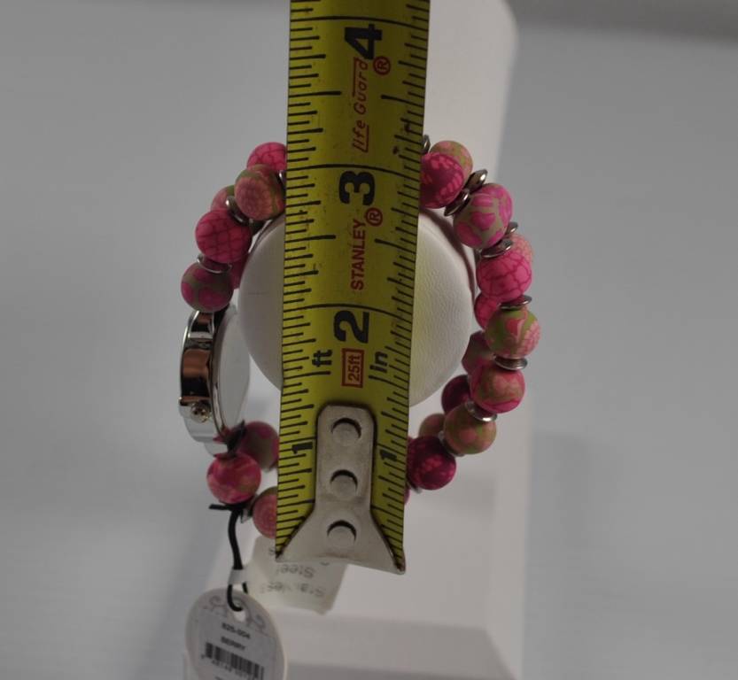 Jilzarah Berry Round Watch Polymer Clay Beads Handcrafted Artisan Jewelry G31
