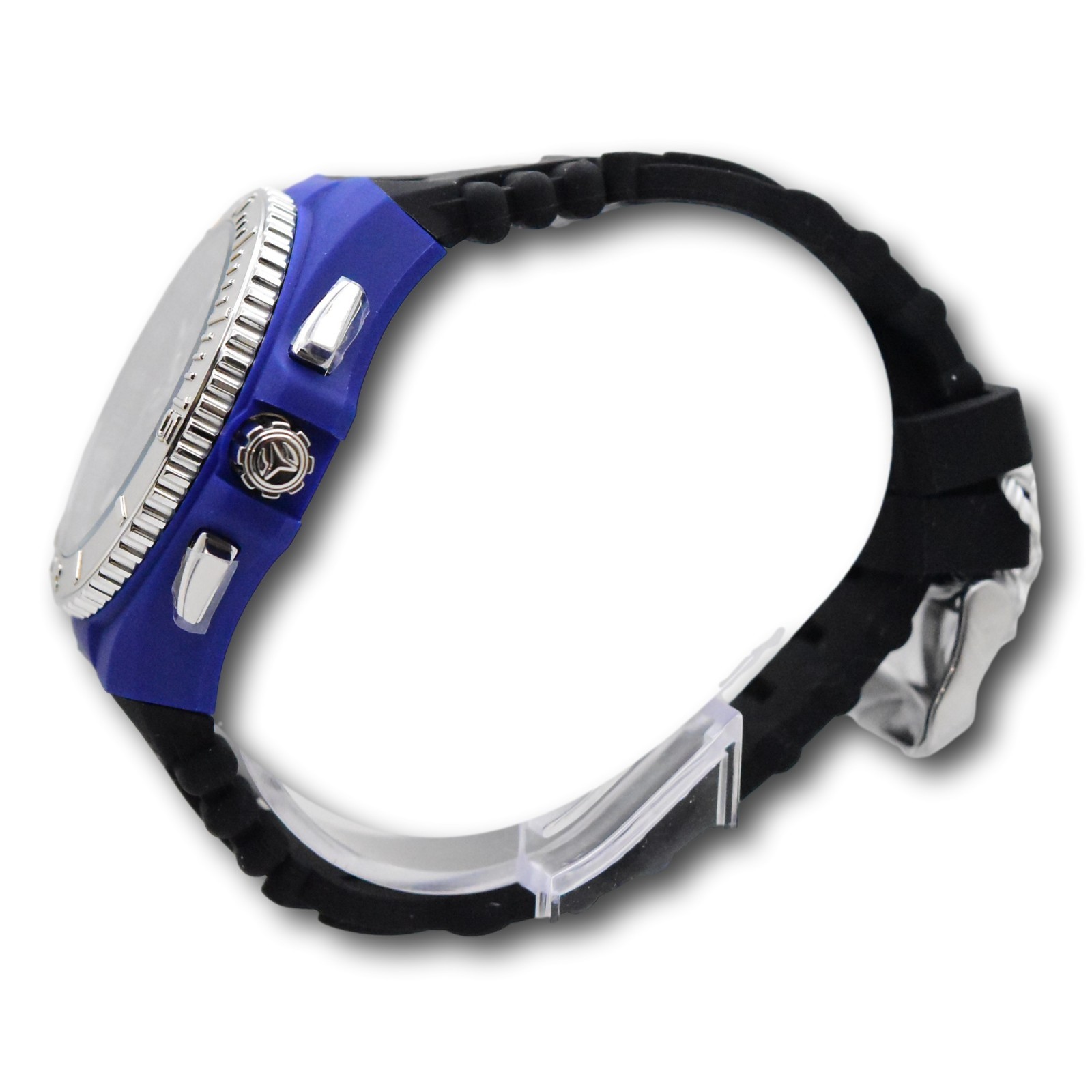 TechnoMarine Cruise JellyFish Men’s 46mm Blue Weave Dial Chrono Watch TM-115114