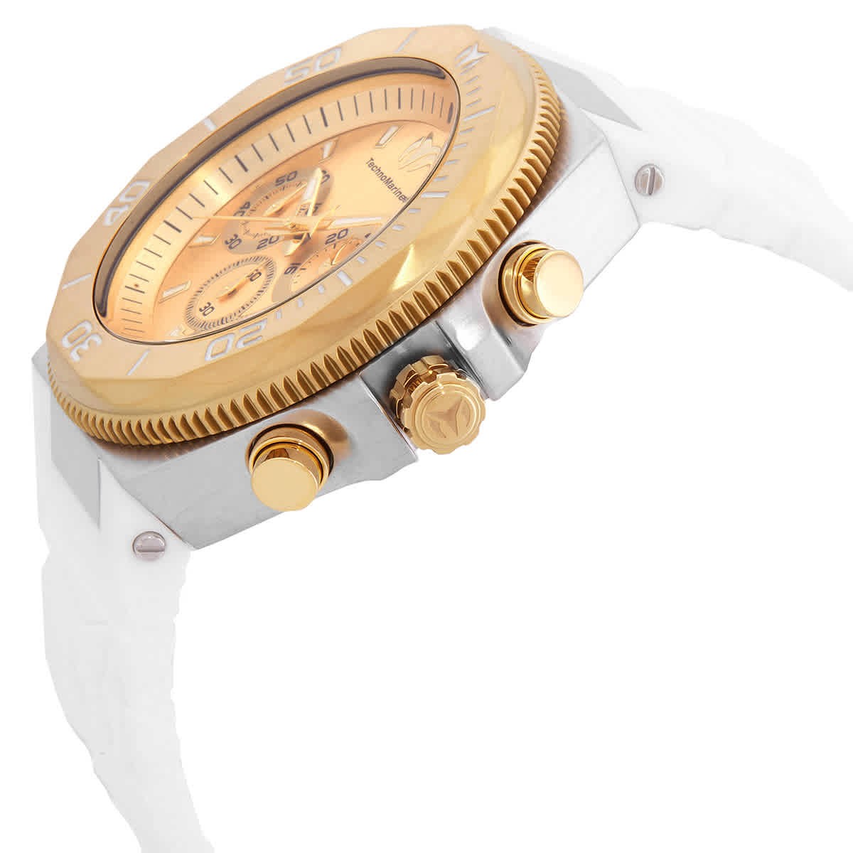 Technomarine Manta Chronograph Quartz Gold Dial Men’s Watch TM-224017