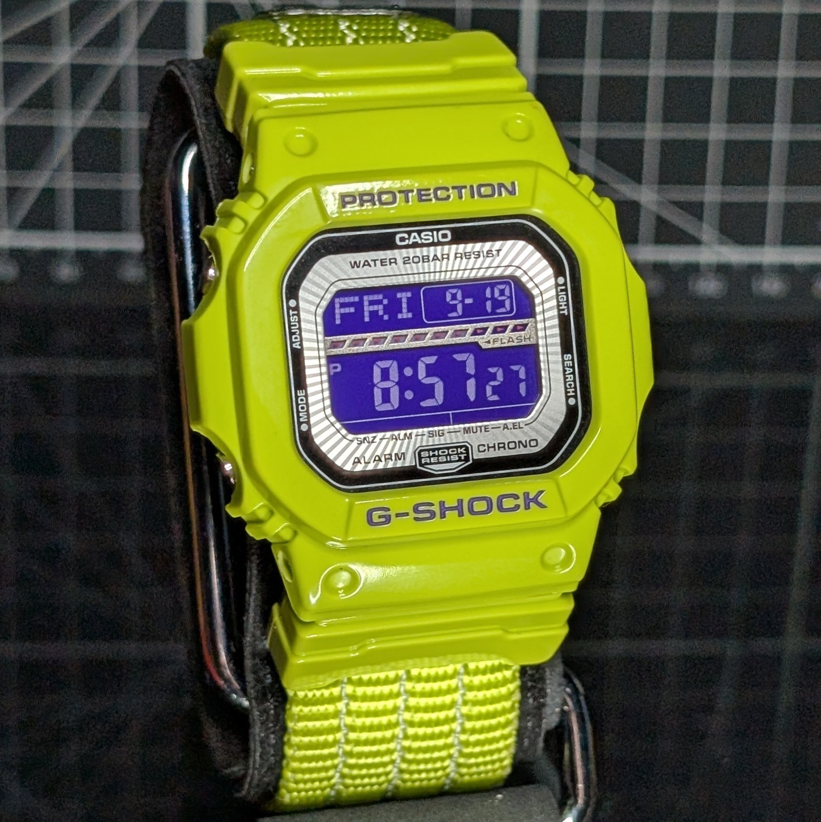 Casio G-Shock GLS-5600 Low Temp (-20°c) Resist Square Green Purple GLS-5600V-3