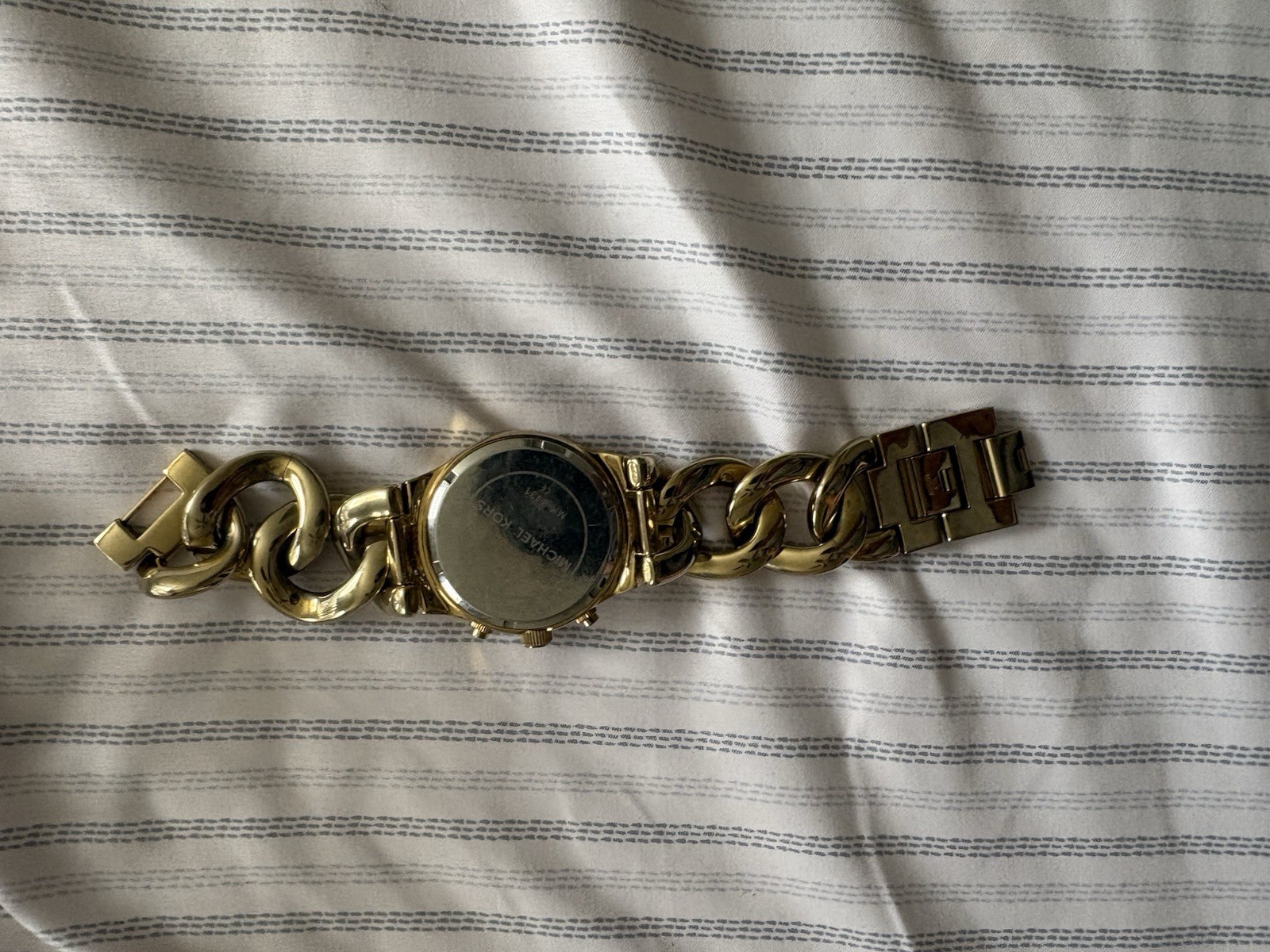 Michael Kors Runaway Twist Gold Tone Stainless Steel Watch