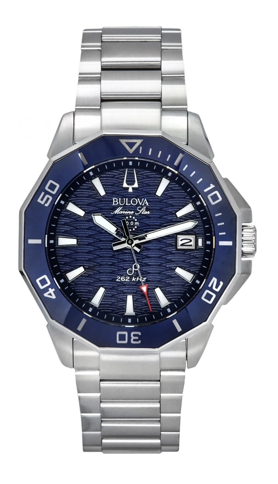 Bulova Marine Star Precisionist Blue Dial Quartz Diver’s 200M Men’s Watch 96B433