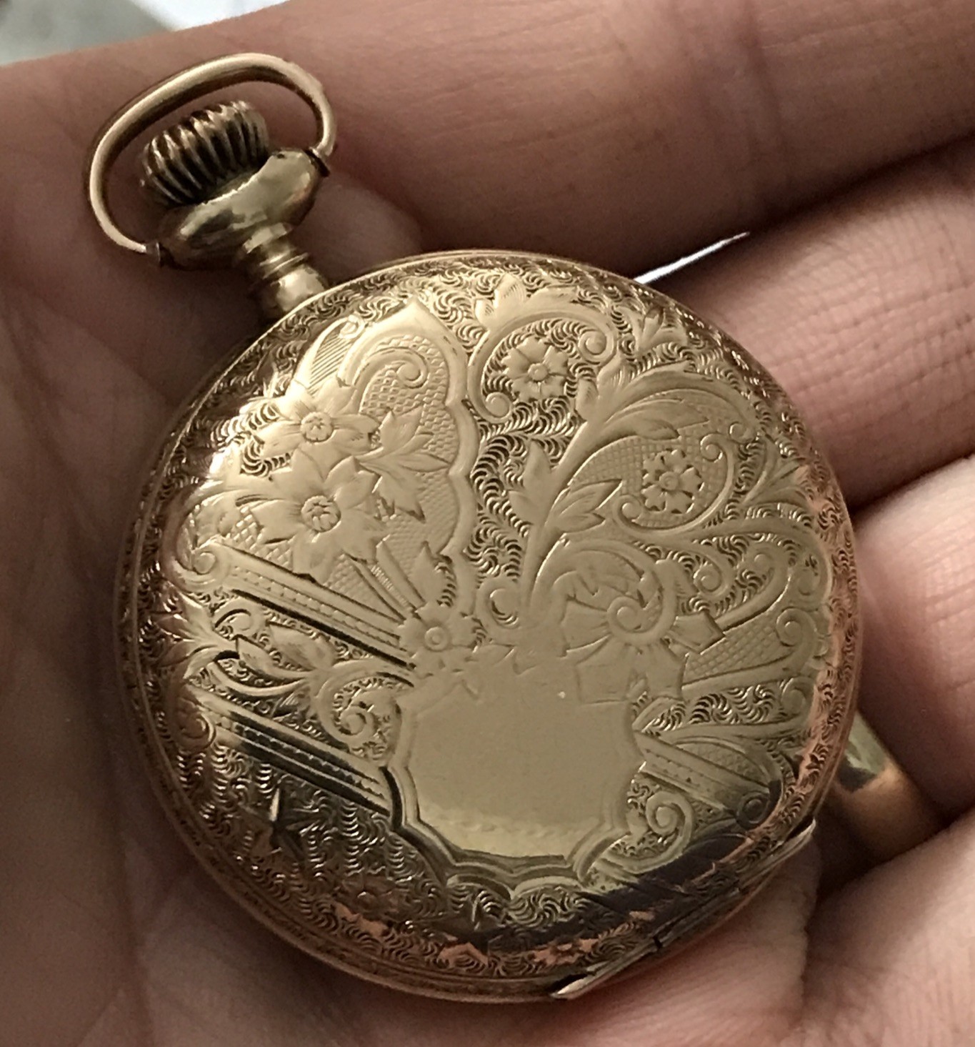 Antique 1900 Elgin Pocket Watch 6s RS Special Gold Filled Mens Runs