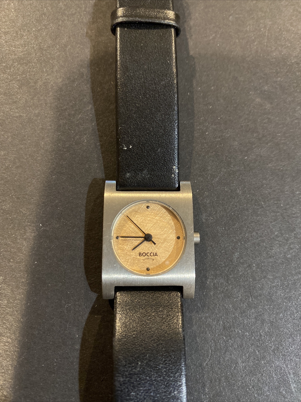 Boccia Titanium Watch Rectangular Round
