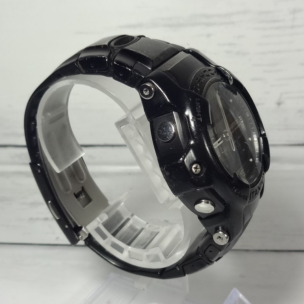 Full Black Titanium G SHOCK GS 300 New Battery Working Condition