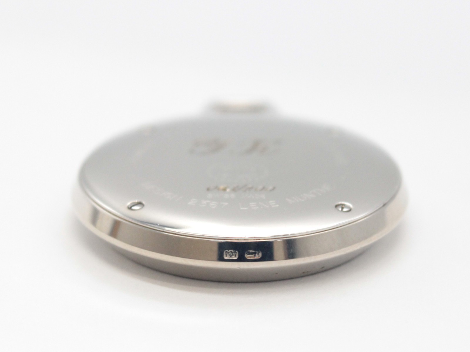 [NEAR MINT] GEORG JENSEN Sterling Silver Pocket Watch No.2367 35mm JAPAN Y855