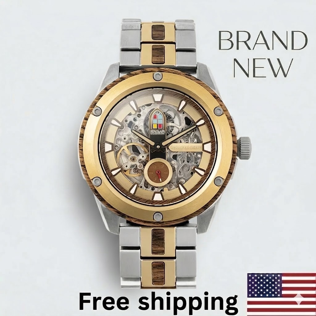 Original Grain Ryman Auditorium Rugged Automatic 45mm MSRP 399$