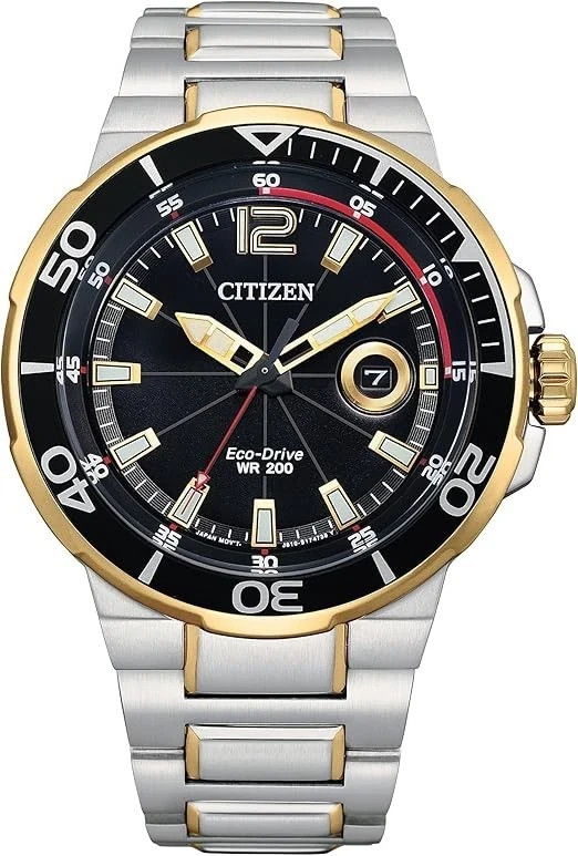 NEW Citizen Eco-Drive Endeavor Two Tone Stainless Steel Men’s Watch AW1426-59E