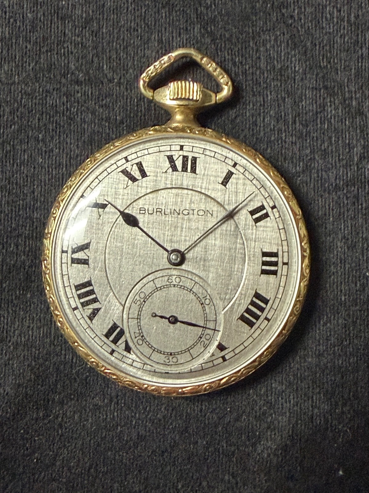 1921 Burlington Watch Co Grade 275 21 jewel 12s Pocket Watch