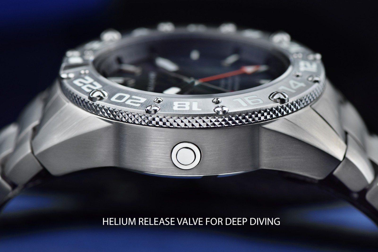 NEW! Aragon Enforcer True GMT Titanium Black MOP Dial 44mm Watch A702BLK