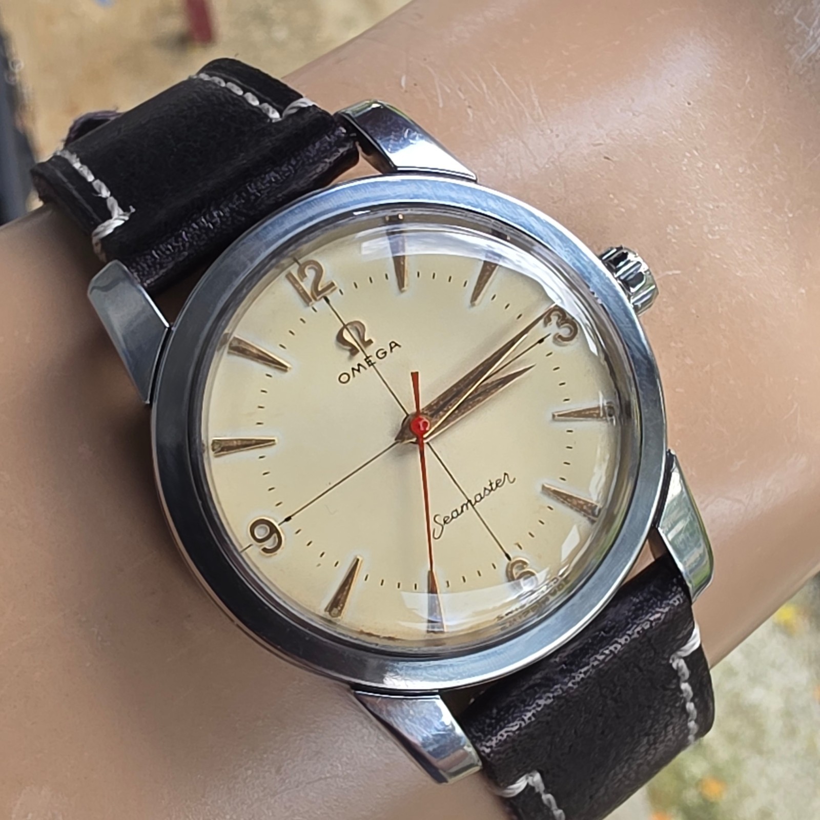 Vintage OMEGA SEAMASTER men’s manual wind watch 2759-1SC cal.420 swiss 1954