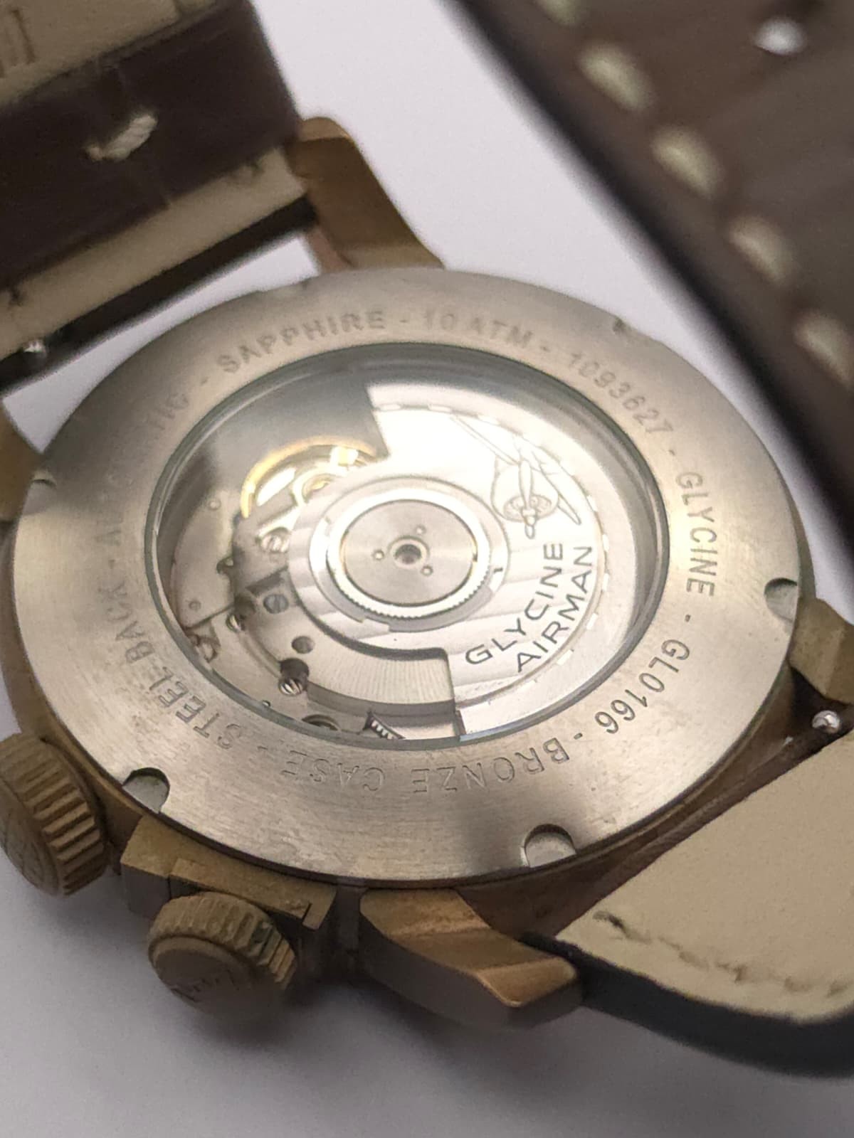 Glycine Airman 44 Bronze Automatic Worldtimer – Ref. GL0166