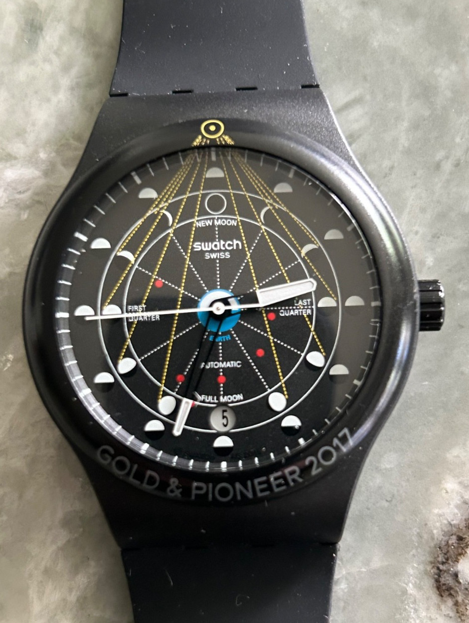 Swatch – Gold & Pioneer Special – 3 X 17 – SUTZ401S – Sistem51 – 2017 – Limited
