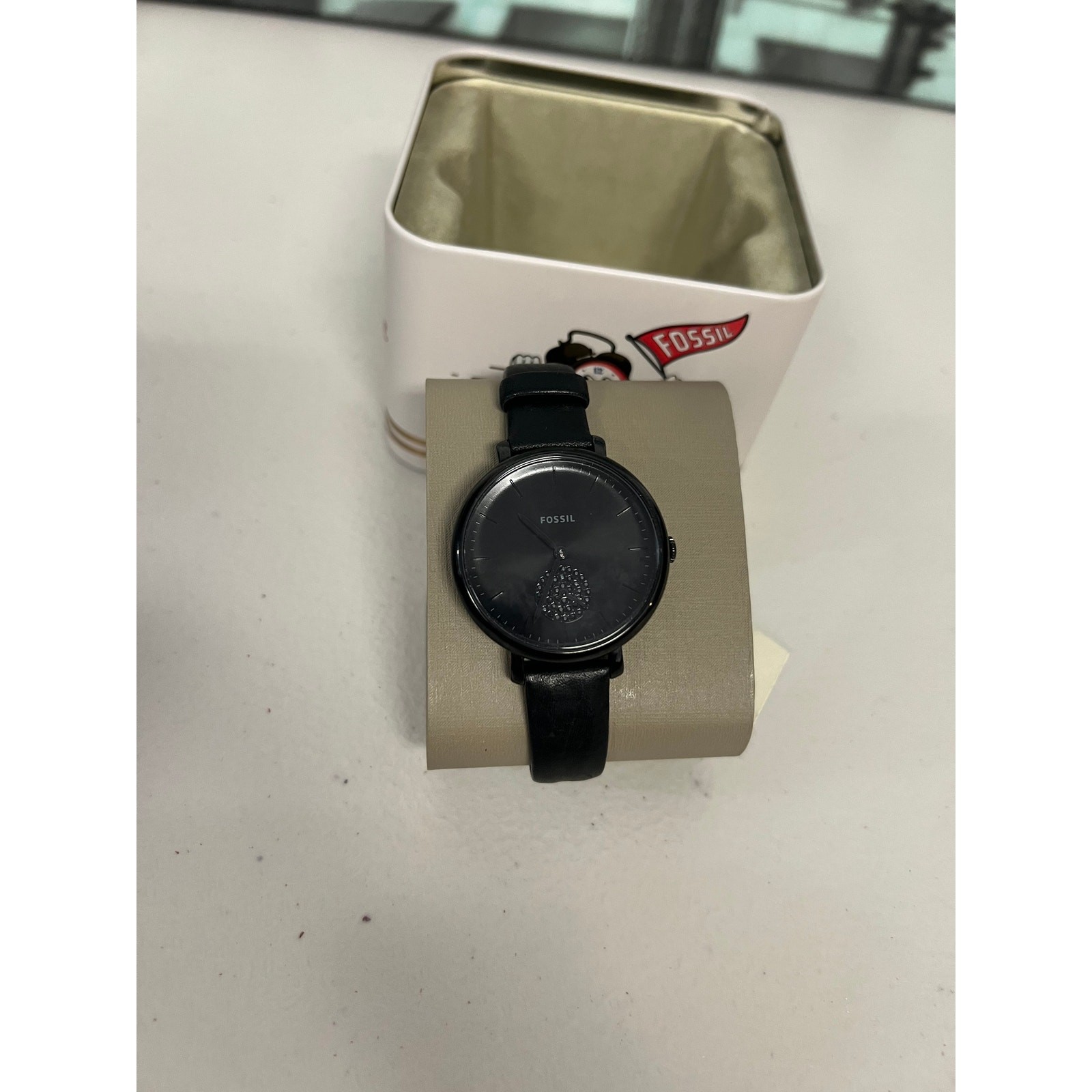 Fossil ES4490 Jacqueline Analog Black Dial Watch