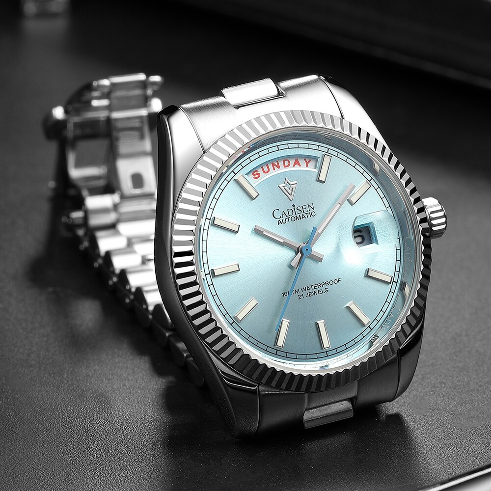 Men’s Automatic Mechanical Watch Sapphire Glass Miyota Movement 100M Waterproof