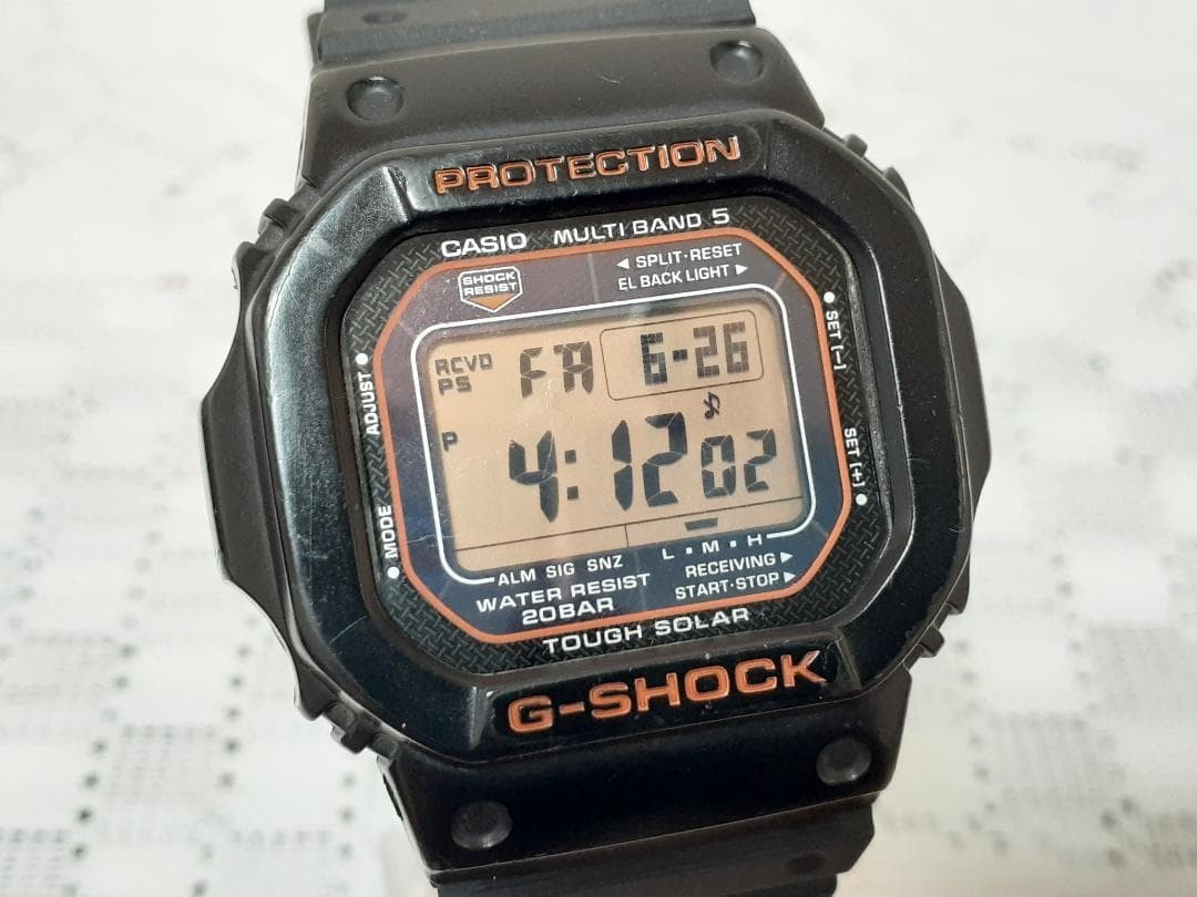 CASIO G-SHOCK GW-M5600R Rescue Orange Tough Solar Radio-Controlled Watch Custom