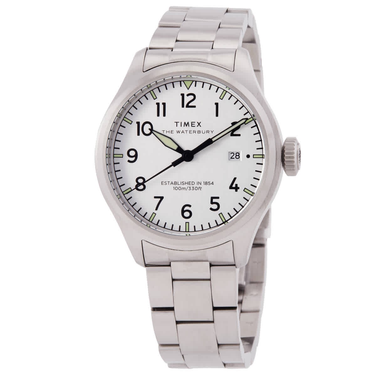 Timex Waterbury Ace Quartz Silver Dial Men’s Watch TW2Y18800