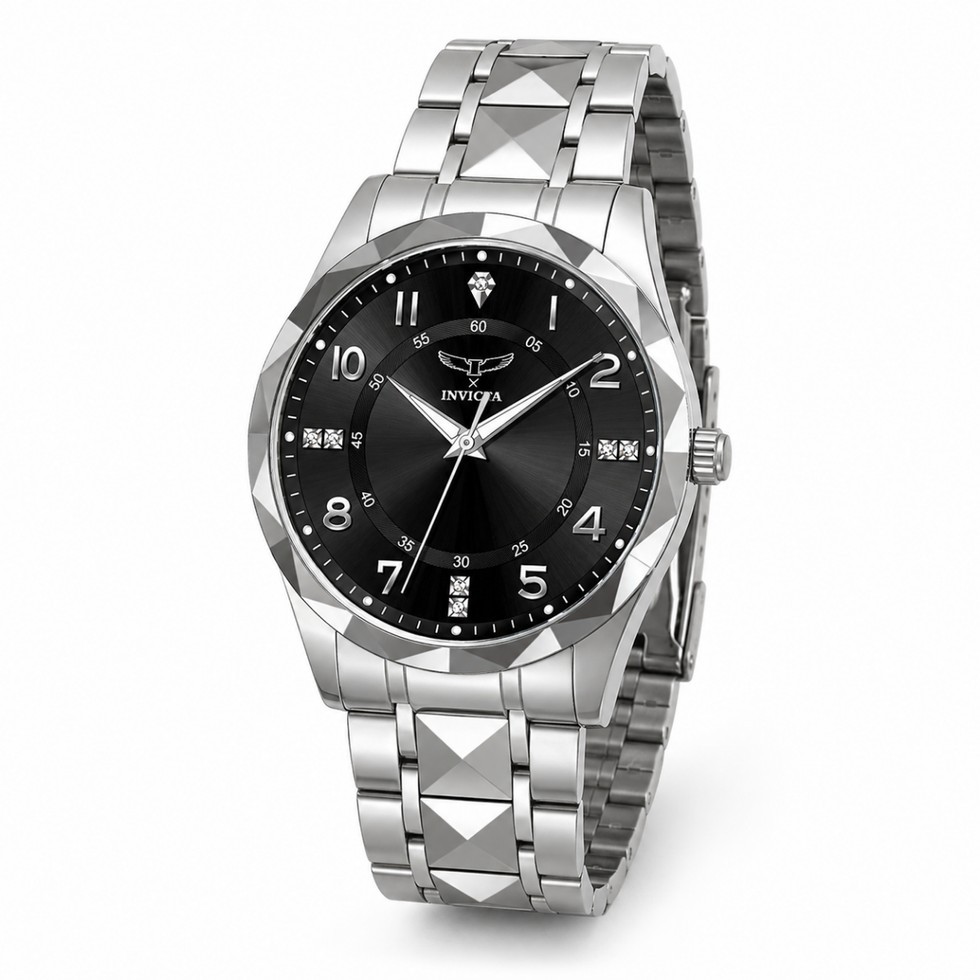 Invicta Specialty 41mm Black Dial Men’s Watch 69027 Stainless Steel