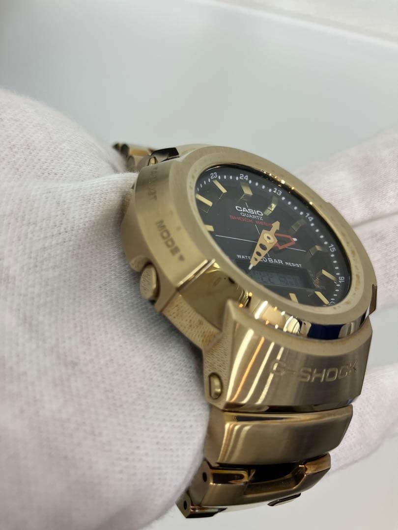 CASIO G SHOCK 5640 JA Gold Quartz Wristwatch