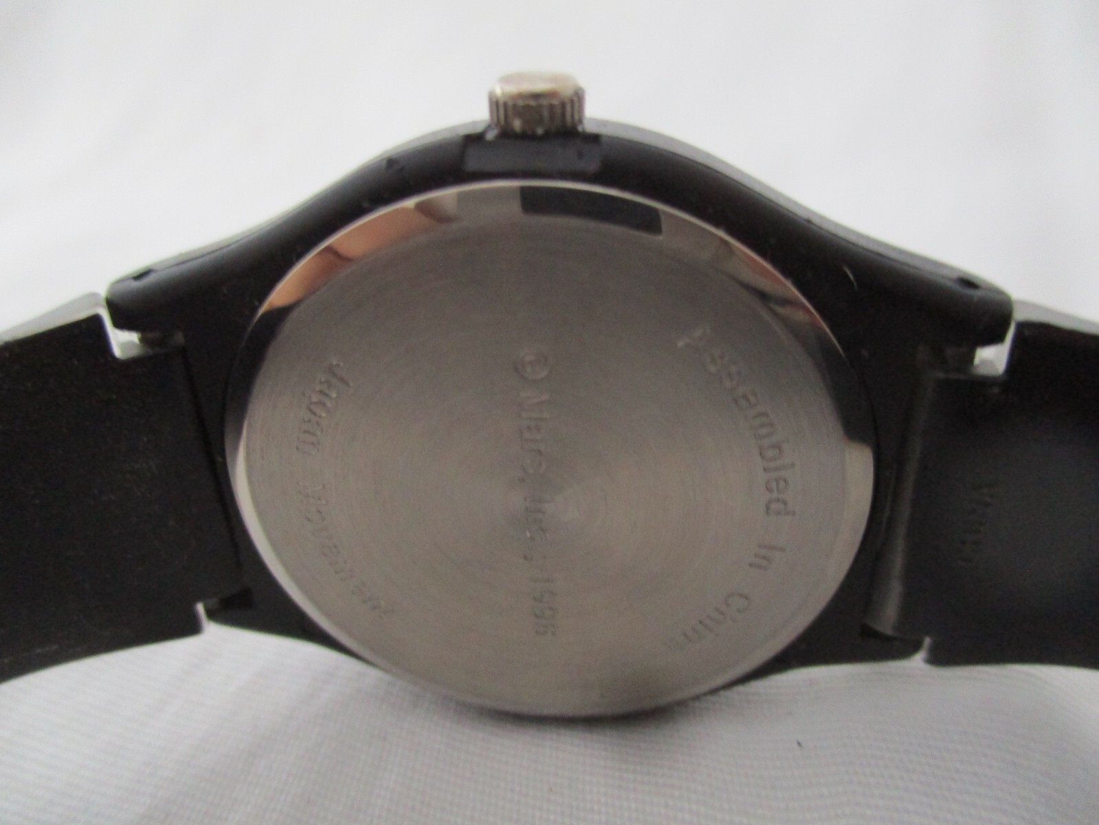 Mars Twix Candy Analog Wristwatch Black Gray & Red Buckle Band Collecible