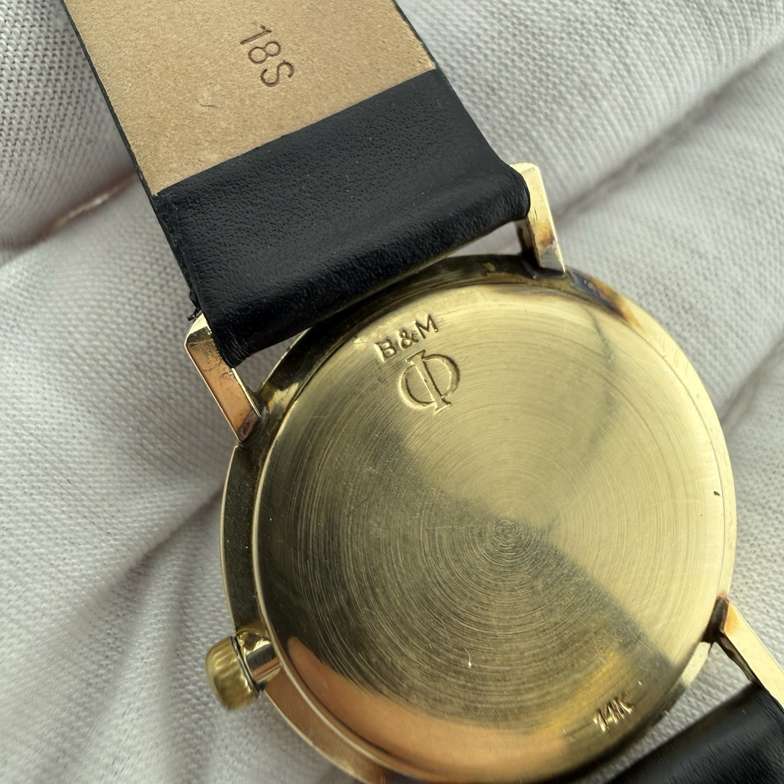 Baume & Mercier 32mm Mechanical Wind Up 14k Solid Yellow Gold Watch – Working