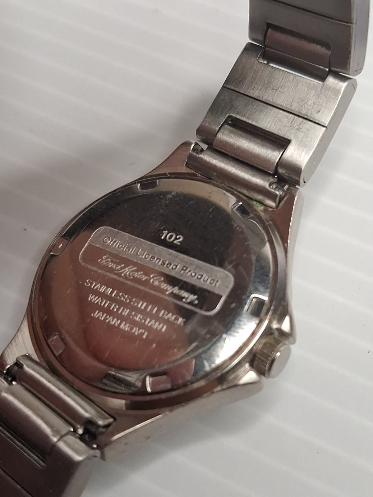 Vintage Ford Thunderbird Watch Teal Dial Model 102 ladies 28mm