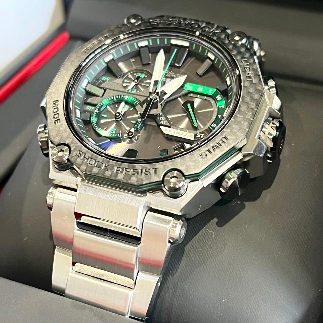Casio G-Shock MTG-B2000 Silver Watch Japan New Unused Complete 0712651