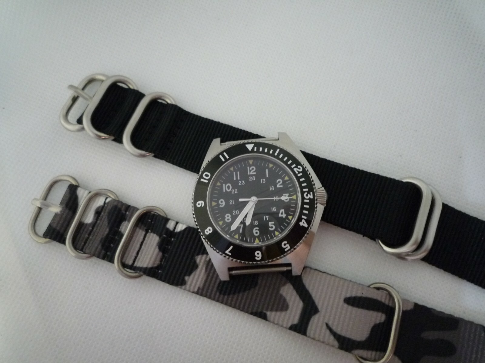 AUTOMATIC MIYOTA 8215 Time Arrow Military Type 2 316 sapphire white hands, SALE