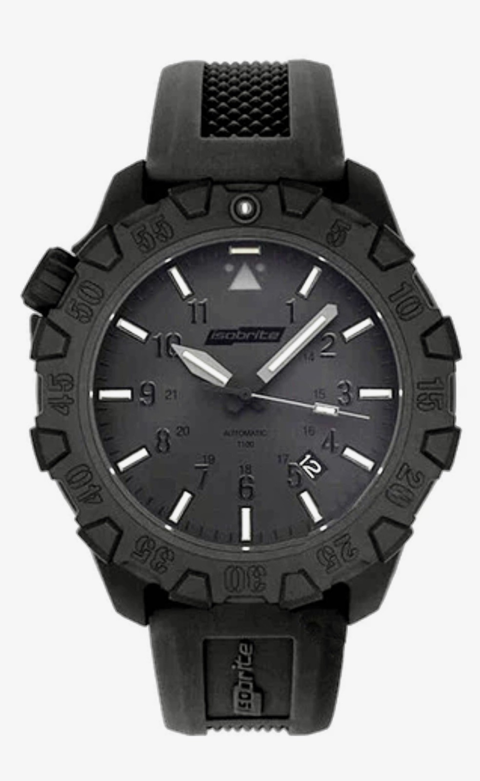 Isobrite Squadron MilSpec Zuludiver Auto Stealth Forged Carbon ISO1100 T100 45MM