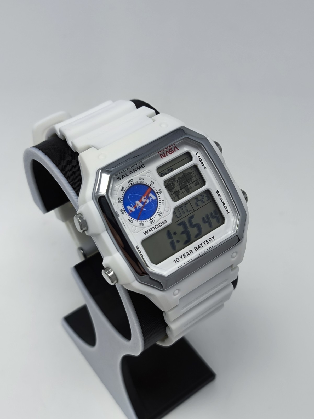 Stunning Custom Casio AE1200 Casio ‘NASA Royale’ Watch Full White UK Stock