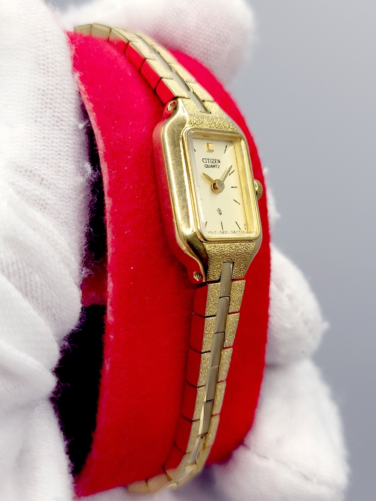 Rare [N. MINT] 1988 Citizen Quartz 13mm Ladies Watch Gold Tone 5421-821389