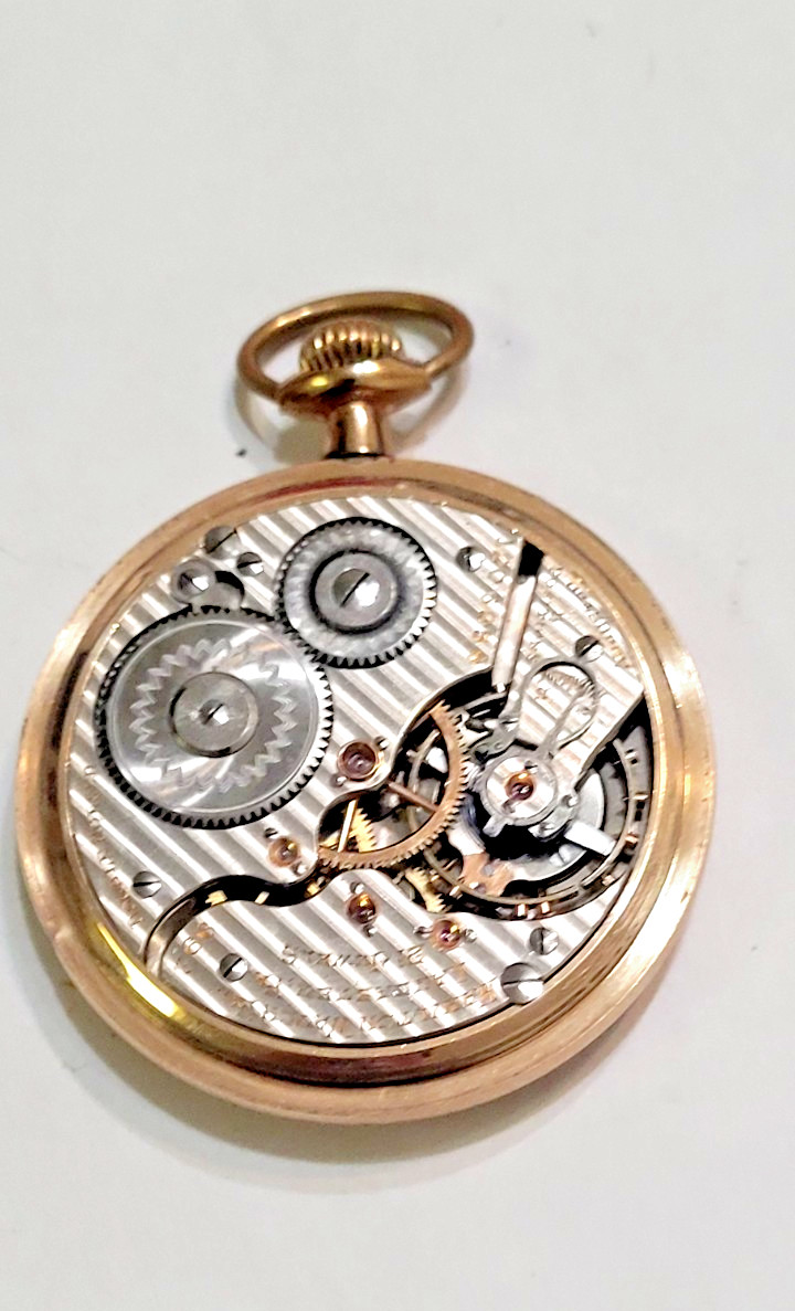 Antique 1917 Hamilton Railroad Grade 16s 21 Jewels GF Case Pocket Watch.