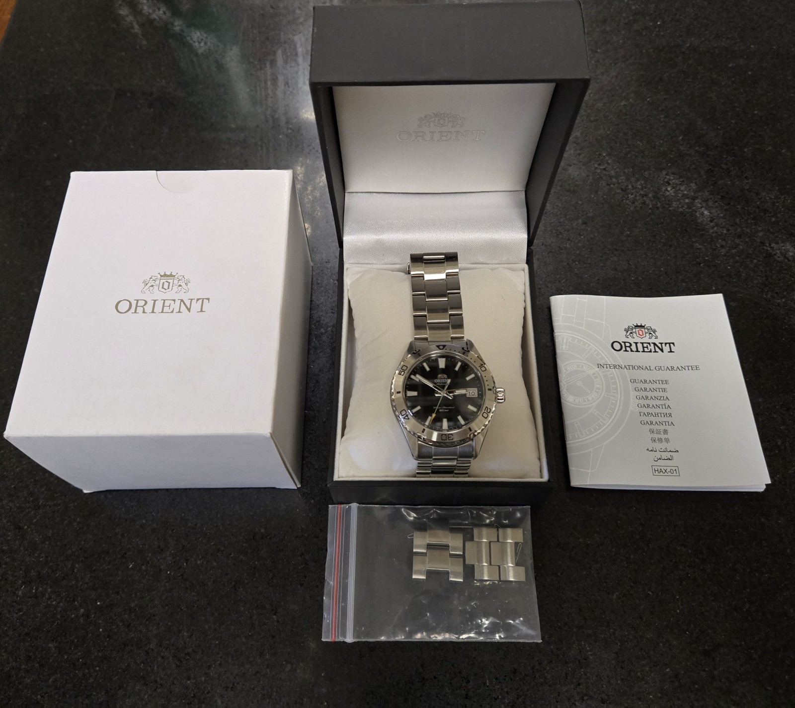 Orient Men’s Mako Sport, Black Dial. Automatic. One Year International Warranty!