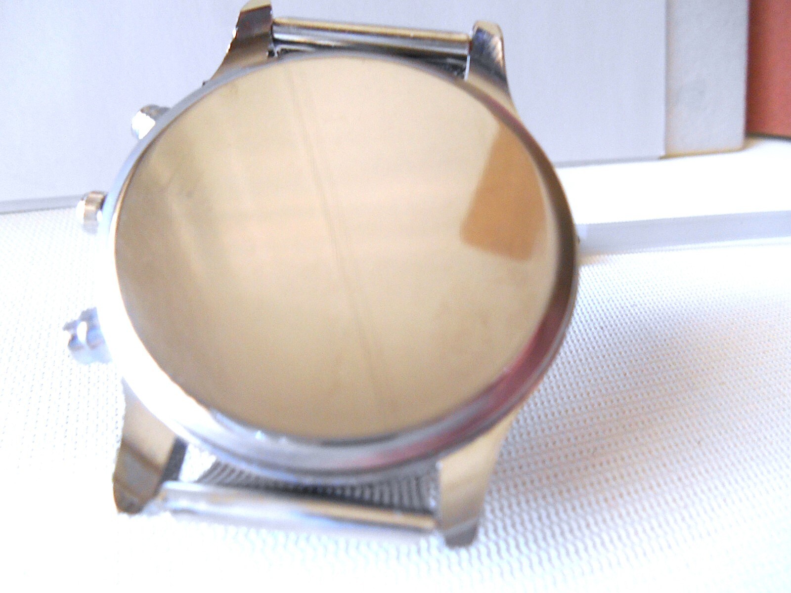 GENEVA Silvertone / White Dial Watch – New Battery