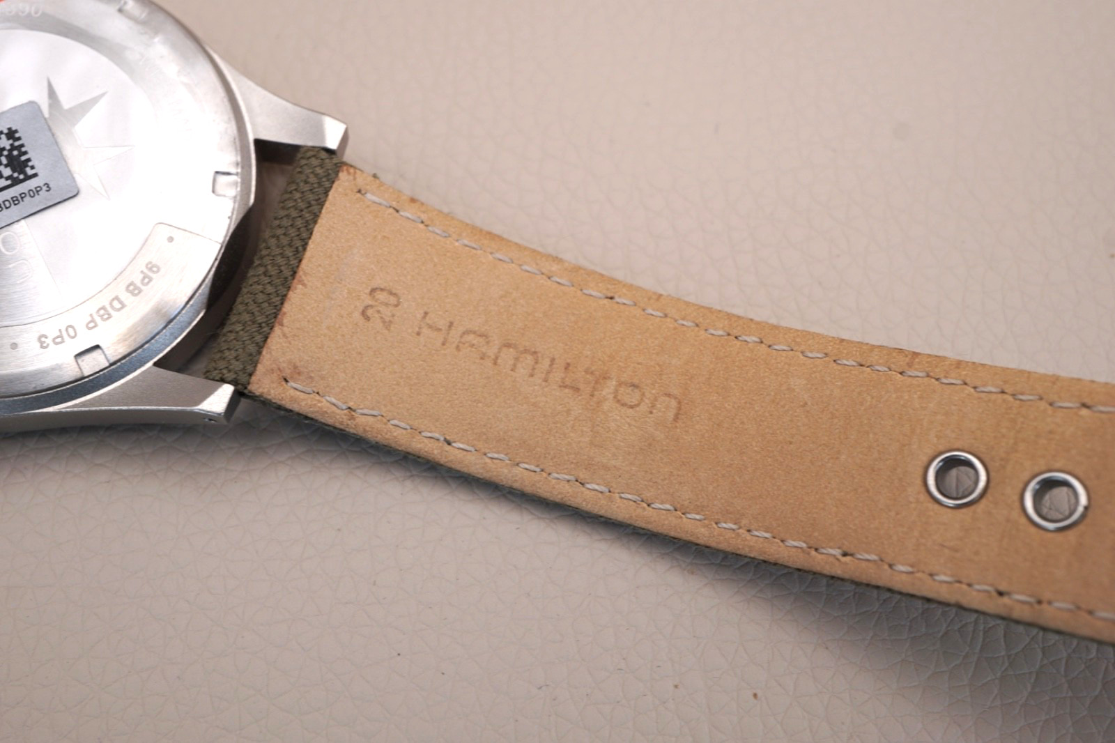 [Full Set] HAMILTON Khaki Field H694390 Manual Wind Men’s Watch 38mm Black Dial